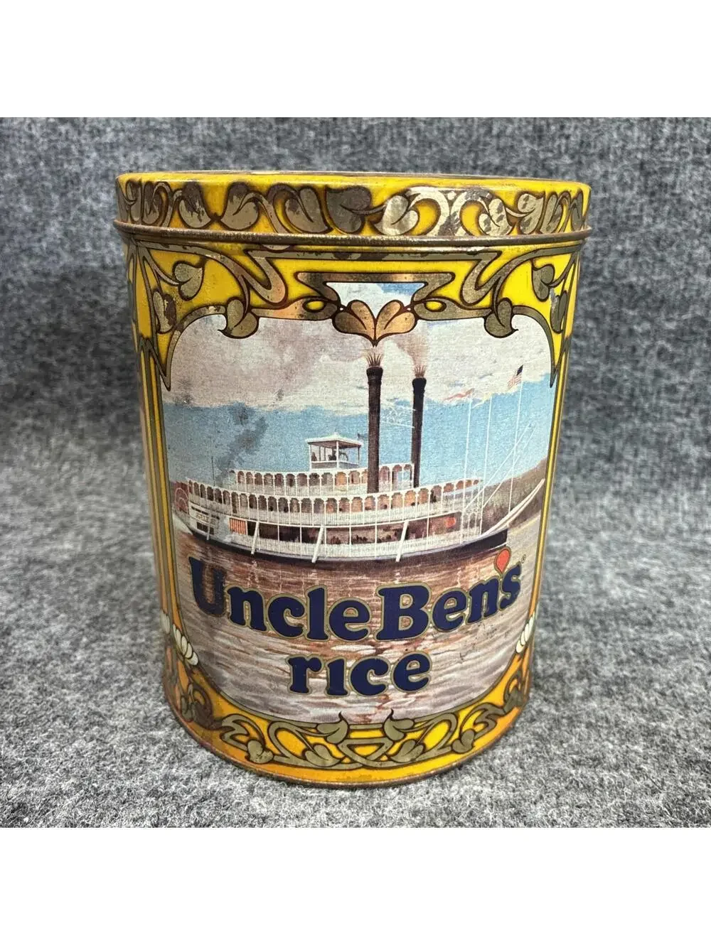 Vintage 1983 Uncle Ben’s Rice 40th Anniversary Limited Edition Tin Canister
